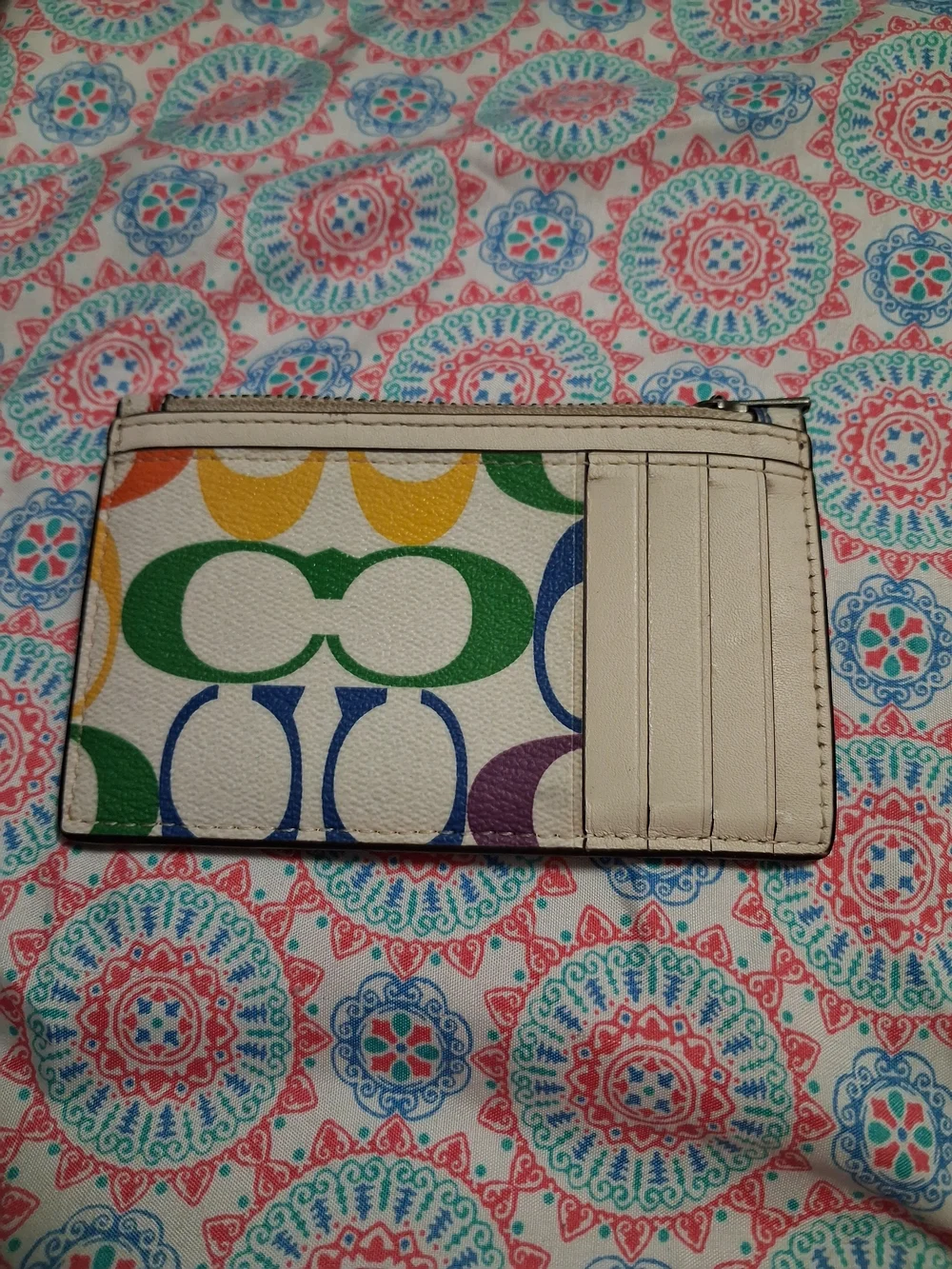 ​🌈 RARE Limited Edition Coach Pride 2023 Rainbow Card Case 🌈